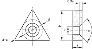 Mecanicamente Presas Inserts Tipo 3N